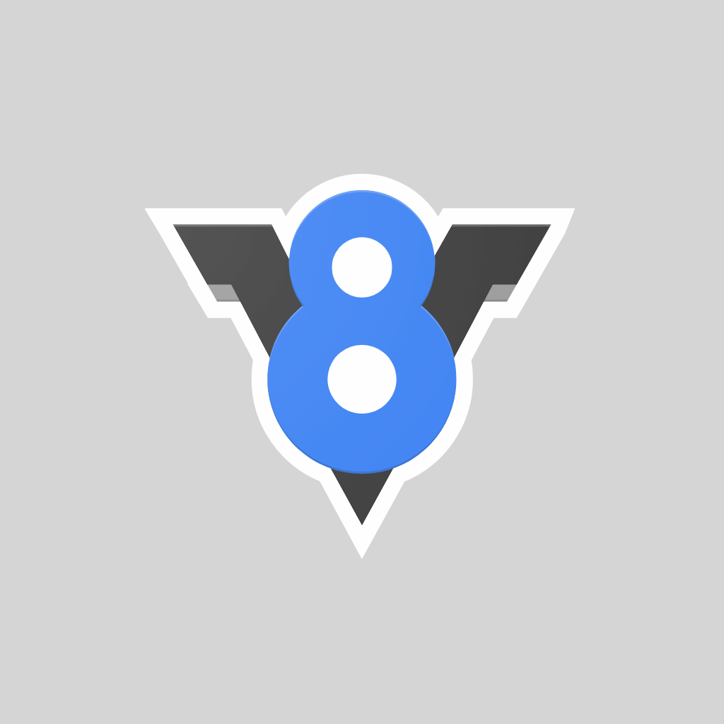 V8 logo